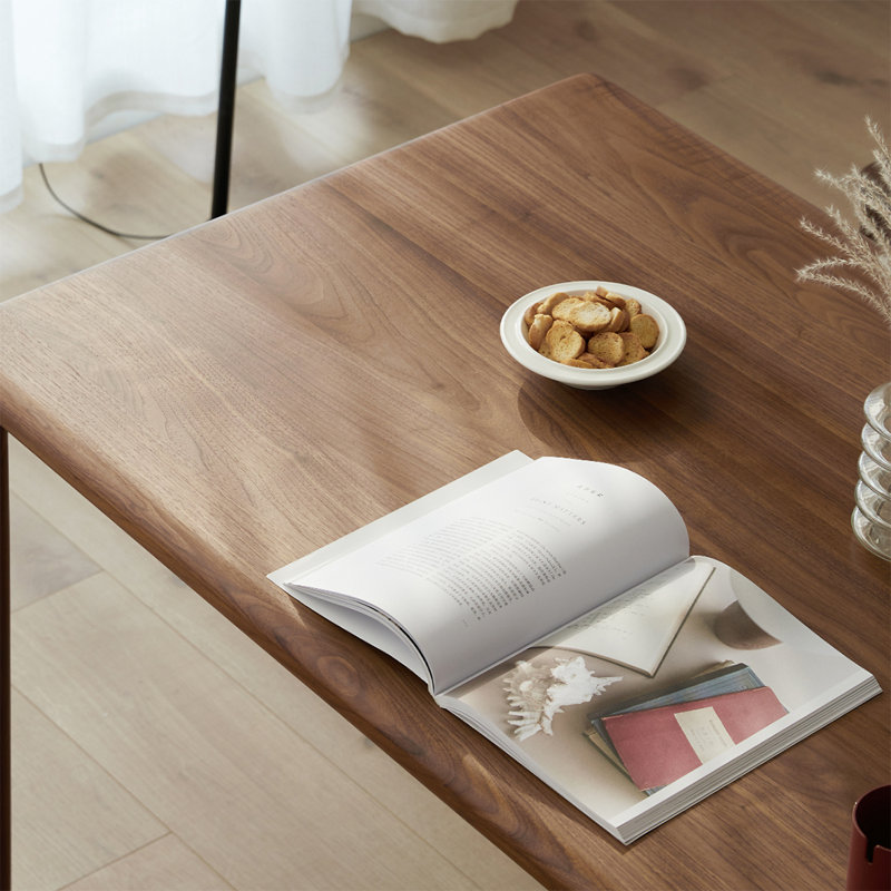 ComfySofa.s Solid Wood Black Walnut Dining Table. | Wayfair